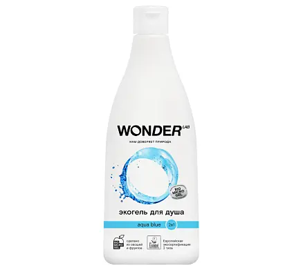 Wonder Lab экогель для душа 2 в1 blue 0.55 л