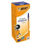 Bic ручка оранж файн 0.8 мм син коробка 20 шт
