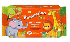 Pamperino №50 детские влажные салфетки с ромашкой и витамином e