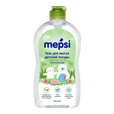Mepsi средство для мытья детской посуды и принадлежностей алое вера 500 мл 