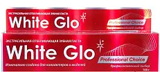 White Glo зубная паста отбеливающая профессиональный выбор 100г