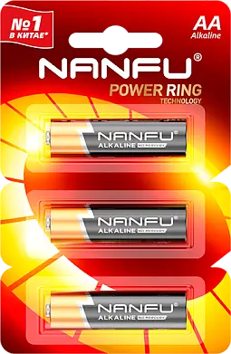 Nanfu Батарейка щелочная (3шт.)