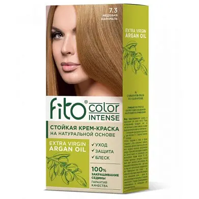 Fito color краска для волос тон 7.3 медовая карамель