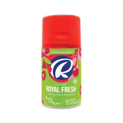 Rio Roya Fresh освежитель воздуха вишня и фрезия баллон для диспенсера 250 мл 