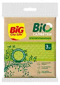 BIG City Салфетки влаговпитывающие губчатые BIO 3шт
