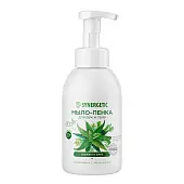 Synergetic гипоаллергенное натуральное детское мыло пенка для рук и тела свежесть алоэ 500 мл