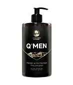 Q’men гель для душа мужской бодрость и защита, 640 мл