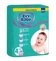 Evy Baby макси гигант подгузники 7-18 кг 80 шт
