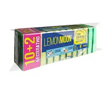 Lemon Moon день за днем губка для посуды 87х58х23 поролон 12 шт