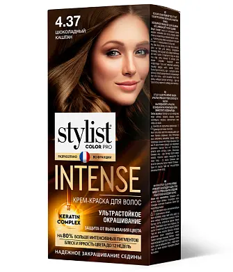 Stylist Color Pro краска для волос тон 4.37 шоколадный каштан