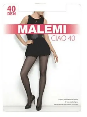 MALEMI колготки 40 2 эластичн с шорт 11% эластана 