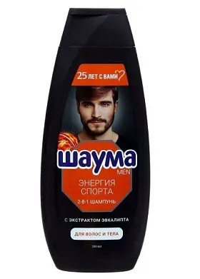 шампунь мужской энергия спорта 2 в1 360 мл