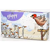 BELLA Платочки универсальные двухслойные (микс, 3 дизайна), 100 шт.уп. (Сибирь)