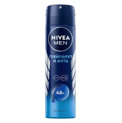 NIVEA део спрей мужской грейпфрут и мята 150 мл 