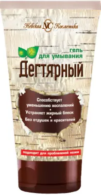 Невская косметика гель для умывания дегтярный150 мл 