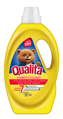 Qualita гель для стирки универсальный флакон 2000 мл 