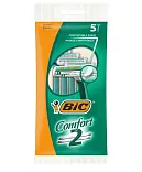 Bic станки одноразовые comfort 2 с двумя лезвиями 5 шт