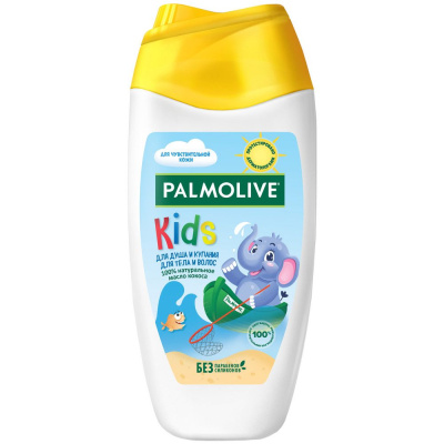 Palmolive kids гель для душа и купания кокос для детей от 3 лет 250 мл 