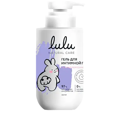 Lulu гель для интимной гигиены 3+ 300 мл