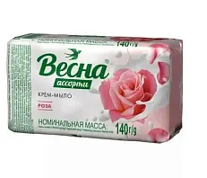 ВЕСНА туалетное мыло ассорти роза 140 г
