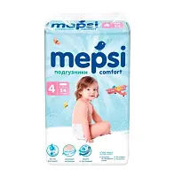 Mepsi детские подгузники l 9 16 кг 54 шт