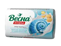 ВЕСНА ассорти туалетное мыло морские минералы и соевое молочко 90 г