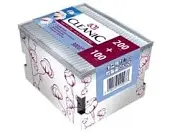 Cleanic ватные палочки гигиенические в бумажной прямоугольной коробке 200+100 шт