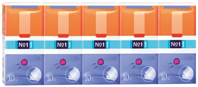 Bella платочки носовые 3 х сл №1 спайка 10 уп по 10 шт 