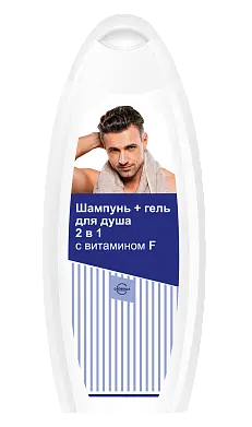 Свобода шампунь гель для душа 2 в1 с витамином 430 мл