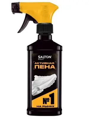 Salton sport активная пена для очищения белой обуви подошв и рантов 200 мл 