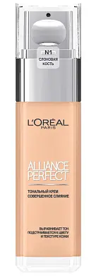 Тональный крем LOREAL АЛЬЯНС ПЕРФЕКТ №1 Слоновая кость