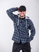 Black Rams рубашка 003 темно синий размер L