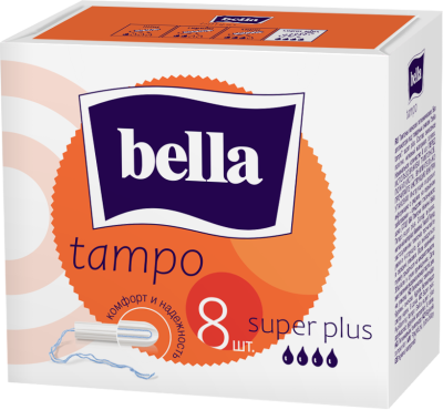 Тампоны без аппликатора BELLA premium марки tampo bellaSuper Plus 8 шт 