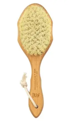 Lei массажная щетка для сухого массажа малая искусственная с покрытием 