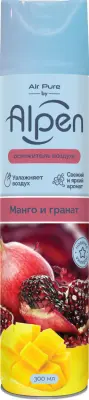 Alpen освежитель воздуха манго и гранат 300 мл 