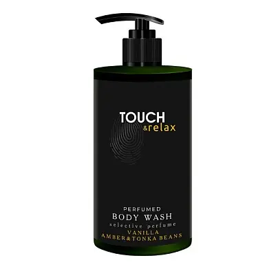 TOUCH&Relax парфюмированный гель для душа ваниль амбра и бобы тонка 450 мл