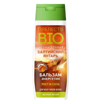 Прелесть Био бальзам энергетик балтийский янтарь 250 мл 