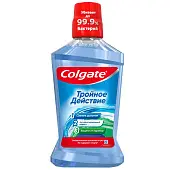 Colgate тройное действие антибактериальный ополаскиватель для полости рта 500 мл