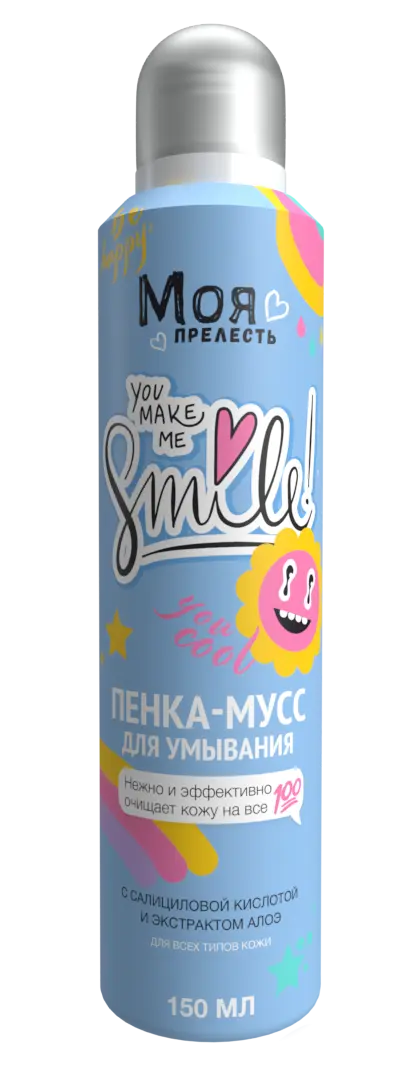 Моя прелесть пенка мусс для умывания 150 мл