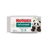 Huggies naturemade влажные салфетки детские 56 шт
