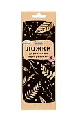 Homex ложки деревянные одноразовые очень экологичные 6 шт