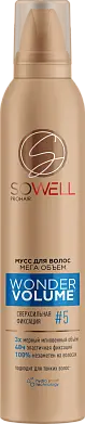 SoWell wonder мусс для волос мега объем от корней сверхсильной фиксации 200 см3