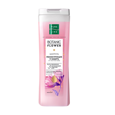 Чистая Линия шампунь реконструкция и защита с керамидами и витаминами 400 мл 