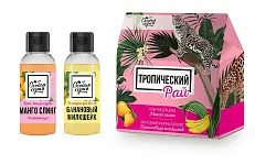 Подарочный набор гурманский рай гель для душа шоколадно мятный вкус 150 мл крем для тела банана сплит 100 мл