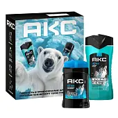 ПН Акс Men айс чилл для мужчин очищающий для волос кожи головы и тела от пота 300 мл