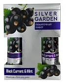 SILVER GARDEN черная смородина и мята подарочный набор шампунь 250 + гель для душа 250 жен