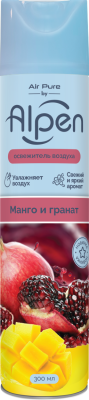Alpen освежитель воздуха манго и гранат 300 мл 