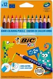 BIC цветные карандаши эволюшн траэнгл 12 цветов
