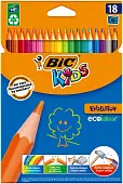 BIC Карандаши цветные BIC 'Эволюшн', уп.18