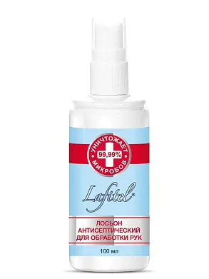 Lafitel лосьон для рук антисептический флакон-спрей 100мл